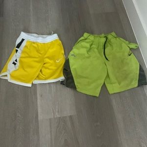 Two nike shorts